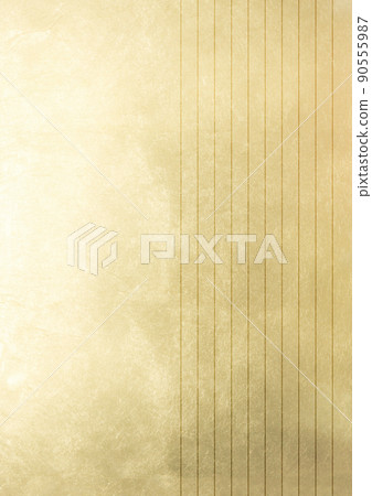 Vertical line 1 of gold leaf line (background material) Background gold leaf Vertical line 1 of gold leaf line (background material) Background gold leaf 90555987