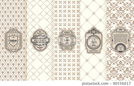Vintage collection of design elements,labels,icon,frames, for logo,packaging,vector design of luxury products.for perfume,soap,wine, lotion Isolated Vintage collection of design elements,labels,icon,frames, for logo,packaging,vector design of luxury products.for perfume,soap,wine, lotion Isolated 90556817