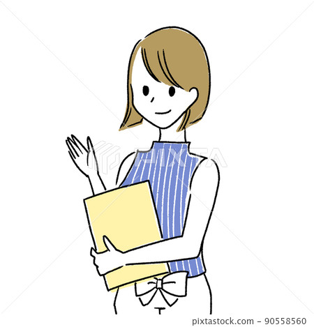 一位女士在辦公室指導 90558560