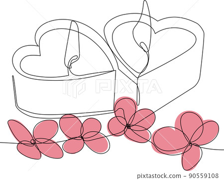 Romantic atmosphere candles with a flowers Romantic atmosphere candles with a flowers 90559108