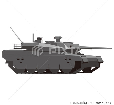Simple tank - Stock Illustration [90559575] - PIXTA