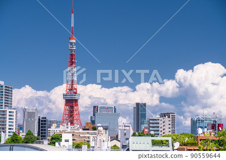 《東京》初夏的東京城市形象 90559644