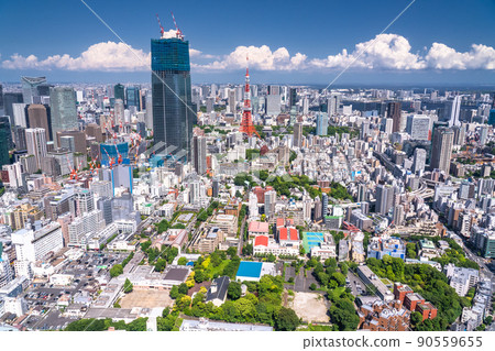 《東京》初夏的東京城市形象 90559655