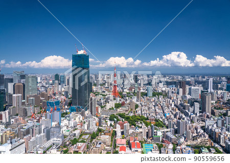 《東京》初夏的東京城市形象 90559656
