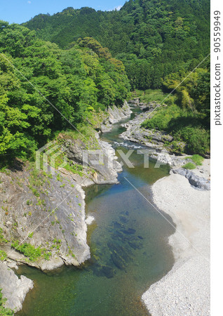 Middle basin of the Kushida River flowing through Mie Prefecture Middle basin of the Kushida River flowing through Mie Prefecture 90559949