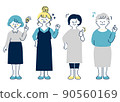 Solution Women of various generations set 90560169