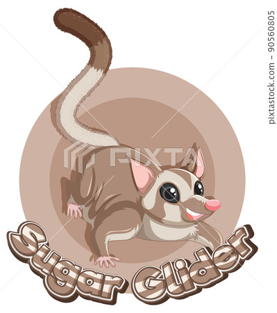 Sticker design for sugar glider Sticker design for sugar glider 90560805