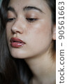 Freckle make-up woman 90561663