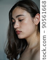 Freckle make-up woman 90561668