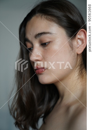 雀斑化妝的女人 雀斑化妝的女人 90561668