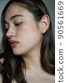 Freckle make-up woman 90561669