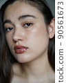 Freckle make-up woman 90561673