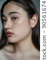 Freckle make-up woman 90561674
