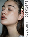 Freckle make-up woman 90561675