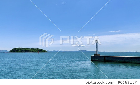 鹿島和燈塔 [Kira Sunrise Park Offshore / 愛知縣西尾市] 90563117