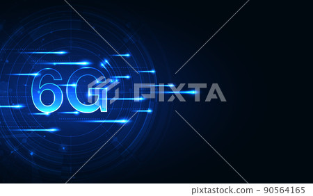 6G technology speed concept. modern network connection concept background. global connection and internet network concept, new generation networks. vector design 90564165