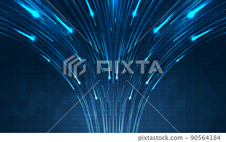 Blue light streak, fiber optic, speed line, futuristic background for 5g or 6g technology wireless data transmission, high-speed internet in abstract. internet network concept. vector design Blue light streak, fiber optic, speed line, futuristic background for 5g or 6g technology wireless data transmission, high-speed internet in abstract. internet network concept. vector design 90564184