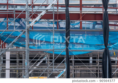 鋼結構施工現場圖片 90564377