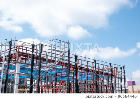 鋼結構施工現場圖片 90564440