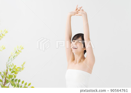 Beauty woman armpit Beauty woman armpit 90564761