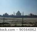 Taj Mahal hazy with Indian exhaust gas 90564862