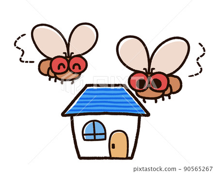 Drosophila gathering at home Drosophila gathering at home 90565267