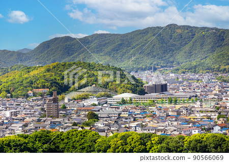 兵庫姬路城天守閣的風景 兵庫姬路城天守閣的風景 90566069