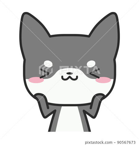 上半身害羞的柴犬 90567673