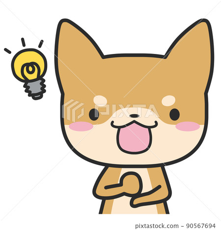 鼓舞人心的上身柴犬 90567694