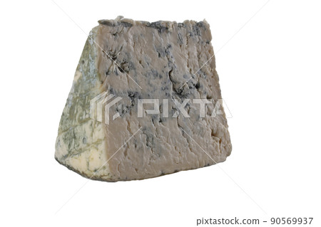 Blue cheese isolated on white 90569937