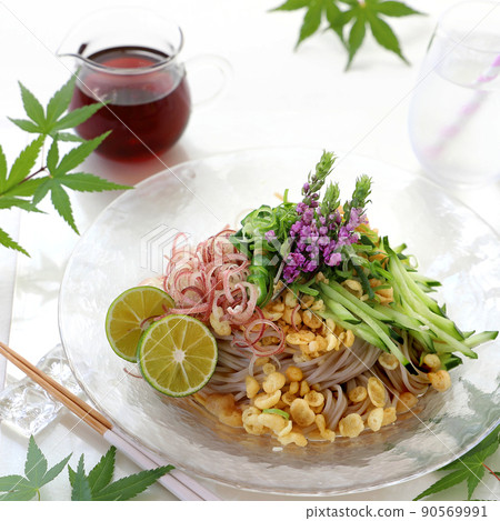 Chilled tanuki soba chilled tanuki soba 90569991