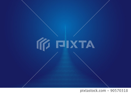 dot line micro particle perspective space sense internet technology big data background 90570318