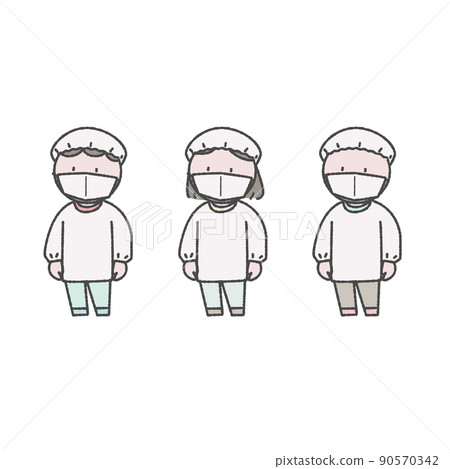 午餐值班插圖素材集 90570342