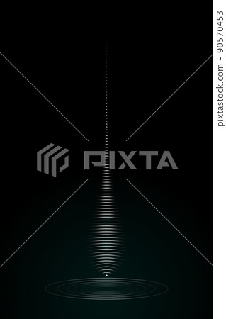 Black and white gradient lines composed of abstract water drop graphics with a sense of technology Black and white gradient lines composed of abstract water drop graphics with a sense of technology 90570453