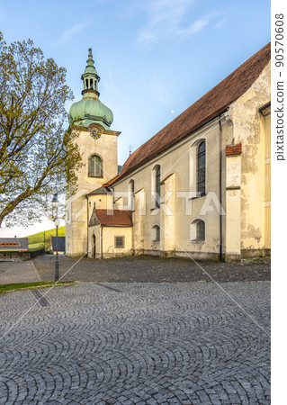 Rural church in small Czech town Rural church in small Czech town 90570608