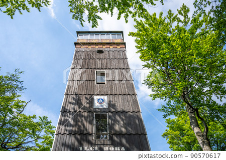 Lookout tower on Vlci hora Lookout tower on Vlci hora 90570617