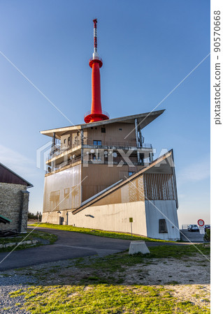 TV transmitter tower at the top of Lysa Mountain 90570668