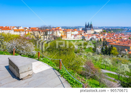 Prague Castle on sunny spring day Prague Castle on sunny spring day 90570671