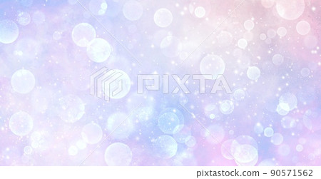 Dream cute glitter light circle background material 90571562