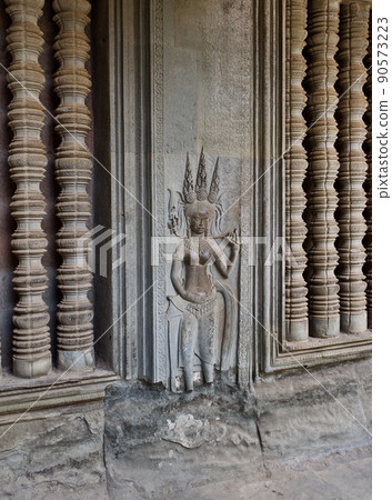 Architecture of ancient temple complex Angkor, Siem Reap Architecture of ancient temple complex Angkor, Siem Reap 90573223