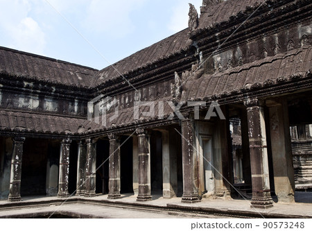 Architecture of ancient temple complex Angkor, Siem Reap Architecture of ancient temple complex Angkor, Siem Reap 90573248