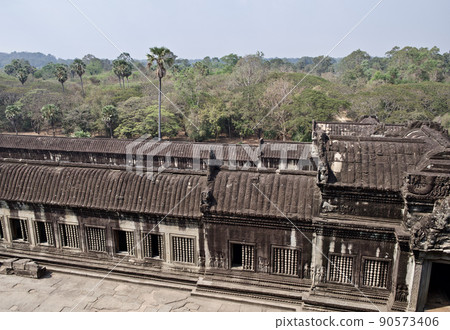 Architecture of ancient temple complex Angkor, Siem Reap Architecture of ancient temple complex Angkor, Siem Reap 90573406