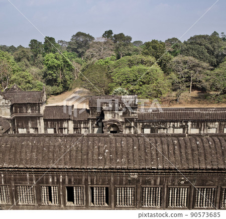 Architecture of ancient temple complex Angkor, Siem Reap Architecture of ancient temple complex Angkor, Siem Reap 90573685