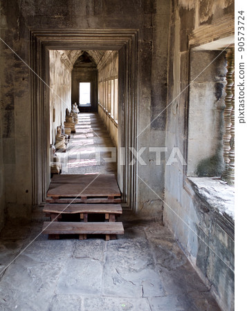 Architecture of ancient temple complex Angkor, Siem Reap 90573724