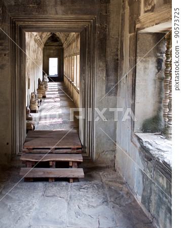 Architecture of ancient temple complex Angkor, Siem Reap 90573725