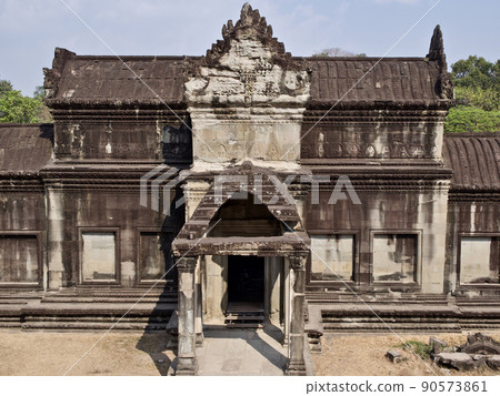 Architecture of ancient temple complex Angkor, Siem Reap 90573861