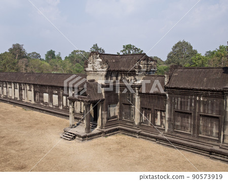 Architecture of ancient temple complex Angkor, Siem Reap Architecture of ancient temple complex Angkor, Siem Reap 90573919