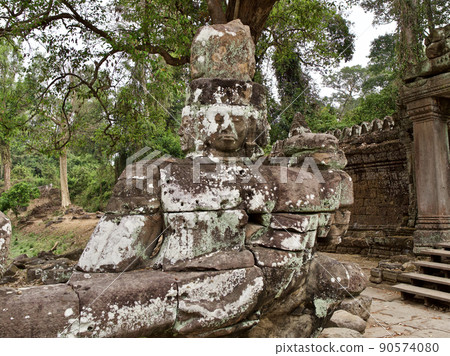 Architecture of ancient temple complex Angkor, Siem Reap 90574080