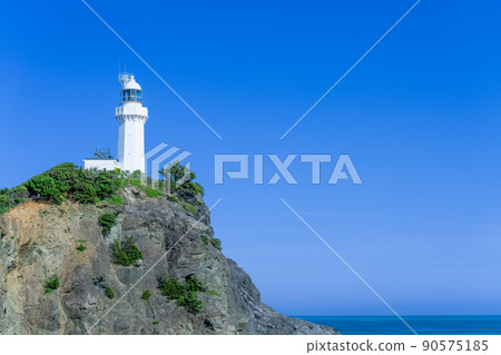 《愛媛縣》佐田岬、佐田岬燈塔、砲台複製品、禦鹿兒島展望台、禦鹿兒島、砲台遺跡 90575185