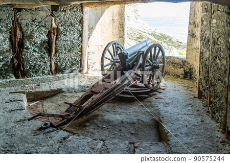 《Ehime Prefecture》 Cape Sata, Cape Sata Lighthouse, Battery Replica, Mikagoshima Observatory, Mikagoshima, Battery Remains 90575244